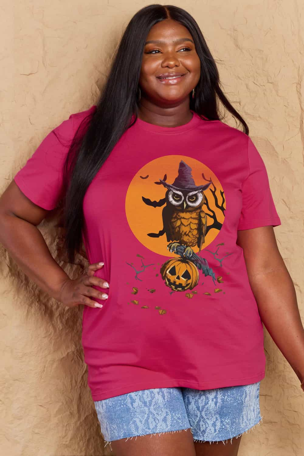 Simply Love Full Size Holloween Theme Graphic Cotton Tee