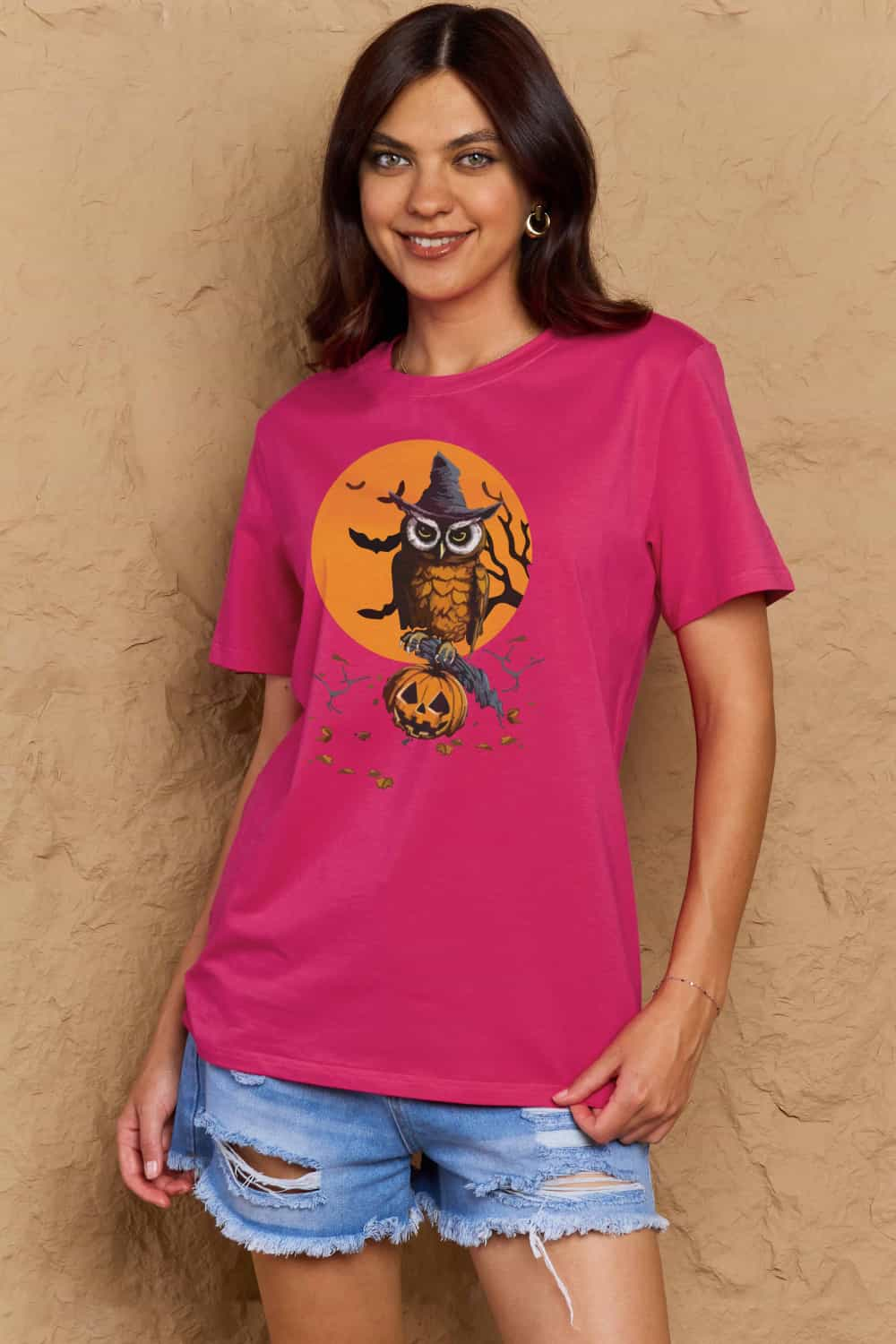 Simply Love Full Size Holloween Theme Graphic Cotton Tee