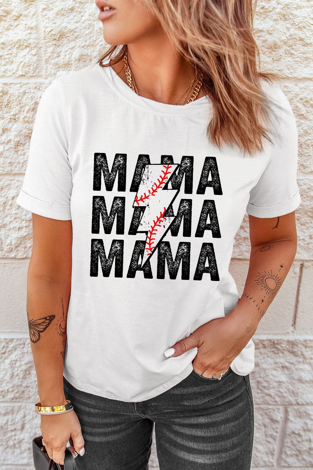 MAMA Graphic Short Sleeve Tee