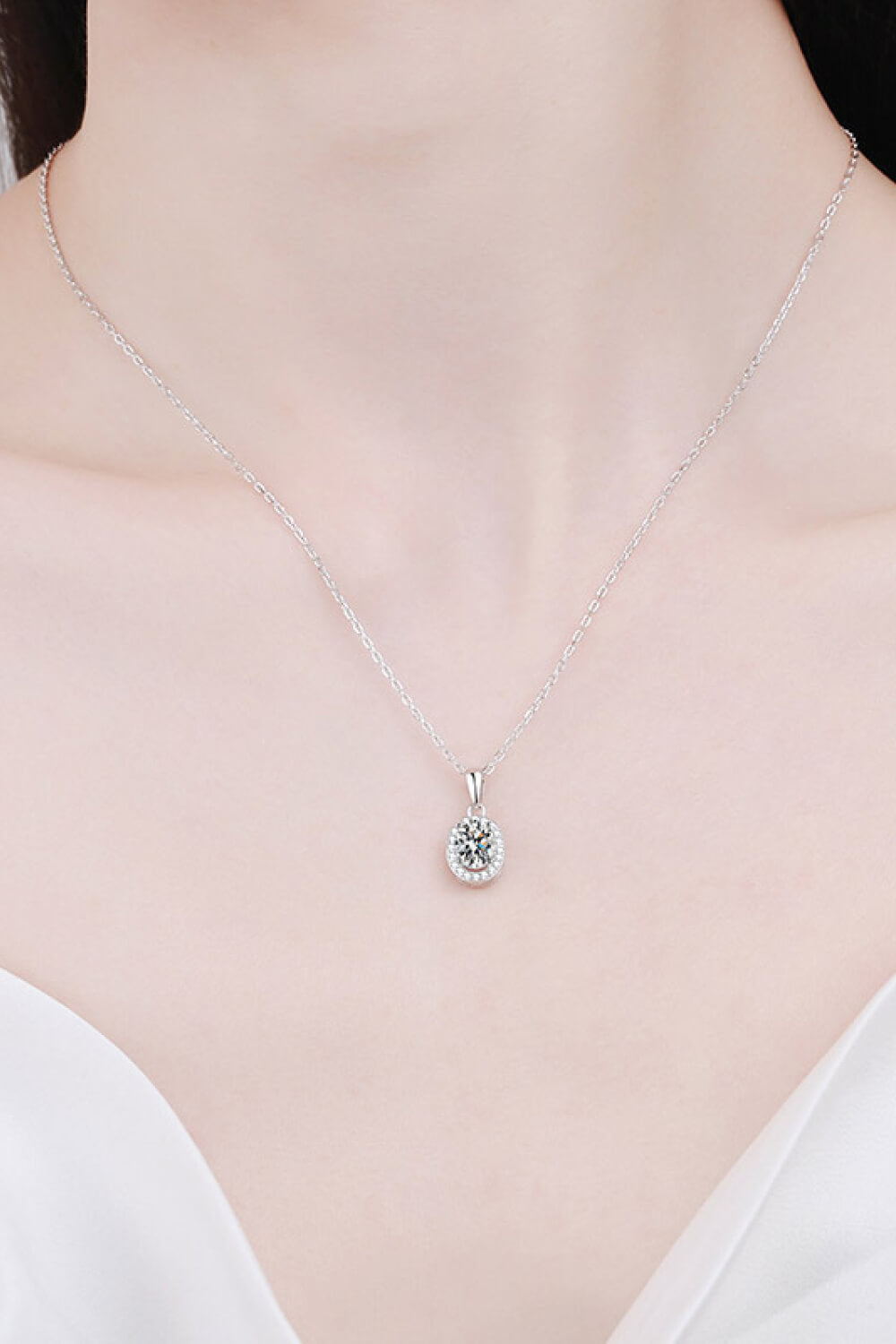 Be The One 1 Carat Moissanite Pendant Necklace