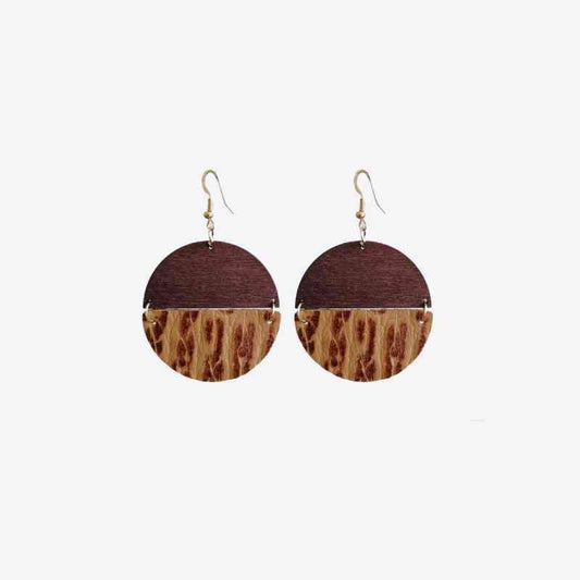 Round Drop Earrings